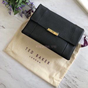 NWT - Ted Baker Leather Black Crossbody Handbag